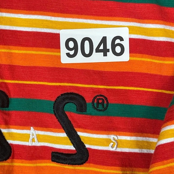 Guess x J Balvin Vibras Tour Striped T Shirt Mens L Multicolor Round Neck - Picture 10 of 10